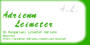 adrienn leimeter business card